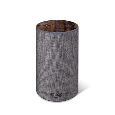Amazon Echo 2017 Top Only Skin - Stained Wood