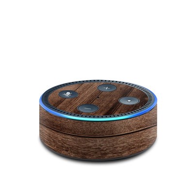Amazon Echo Dot 2nd Gen Skin - Stained Wood