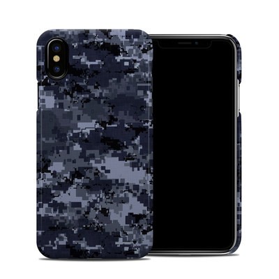 Apple iPhone X Clip Case - Digital Navy Camo