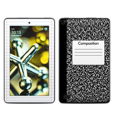 Amazon Kindle Fire 5th Gen Skin - Composition Notebook