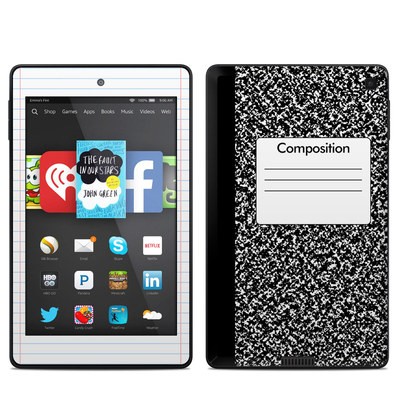 Amazon Kindle Fire HD 6in Skin - Composition Notebook
