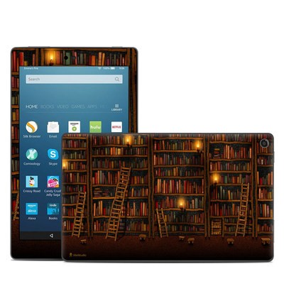 Amazon Kindle Fire HD8 2018 Skin - Library