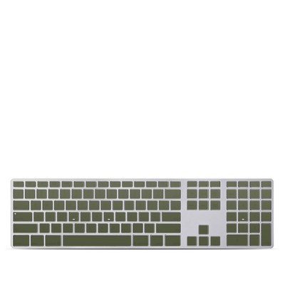 Apple Keyboard With Numeric Keypad Skin - Solid State Olive Drab