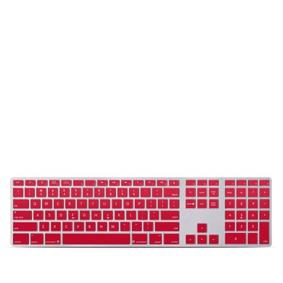 Apple Keyboard With Numeric Keypad Skin - Solid State Red