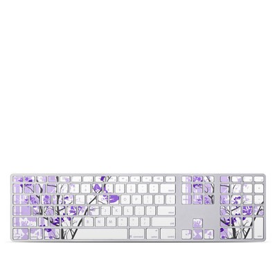 Apple Keyboard With Numeric Keypad Skin - Violet Tranquility