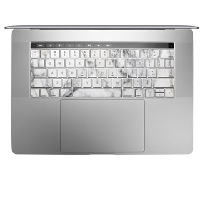 Apple MacBook Pro 13 and 15 Keyboard Skin - White Marble