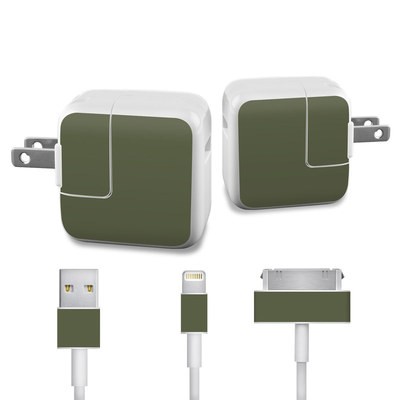 Apple iPad Charge Kit Skin - Solid State Olive Drab