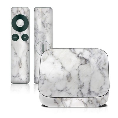 Apple TV 2G Skin - White Marble