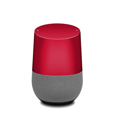 Google Home Skin - Solid State Red