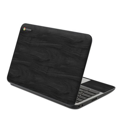 HP Chromebook 11 G4 Skin - Black Woodgrain