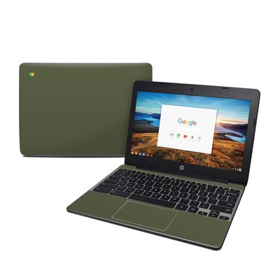 HP Chromebook 11 G5 Skin - Solid State Olive Drab