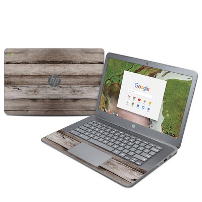 HP Chromebook 14 G5 Skin - Barn Wood