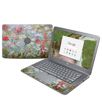 HP Chromebook 14 G5 Skin - Flower Blooms