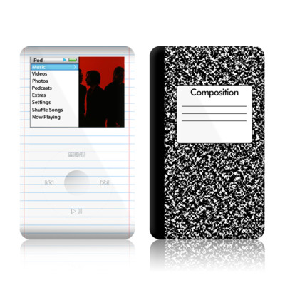iPod Classic Skin - Composition Notebook