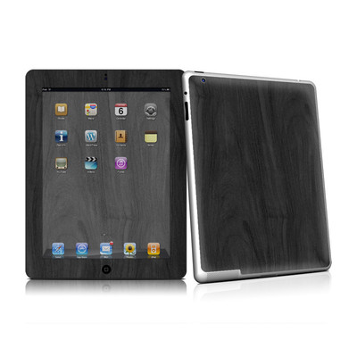 iPad 2 Skin - Black Woodgrain