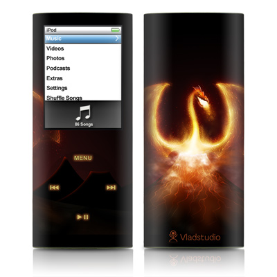 iPod nano (4G) Skin - Fire Dragon
