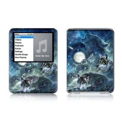 iPod nano (3G) Skin - Bark At The Moon