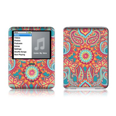 iPod nano (3G) Skin - Carnival Paisley