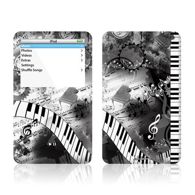 iPod Video (5G) Skin - Piano Pizazz