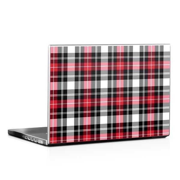 Laptop Skin - Red Plaid