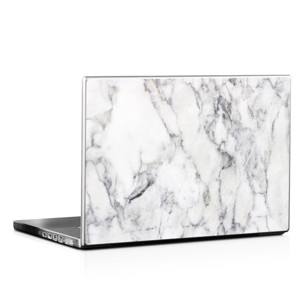 Laptop Skin - White Marble