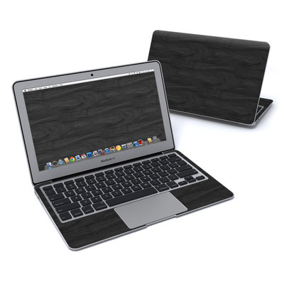 MacBook Air 11in Skin - Black Woodgrain