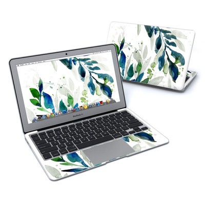 MacBook Air 11in Skin - Floating Leaves