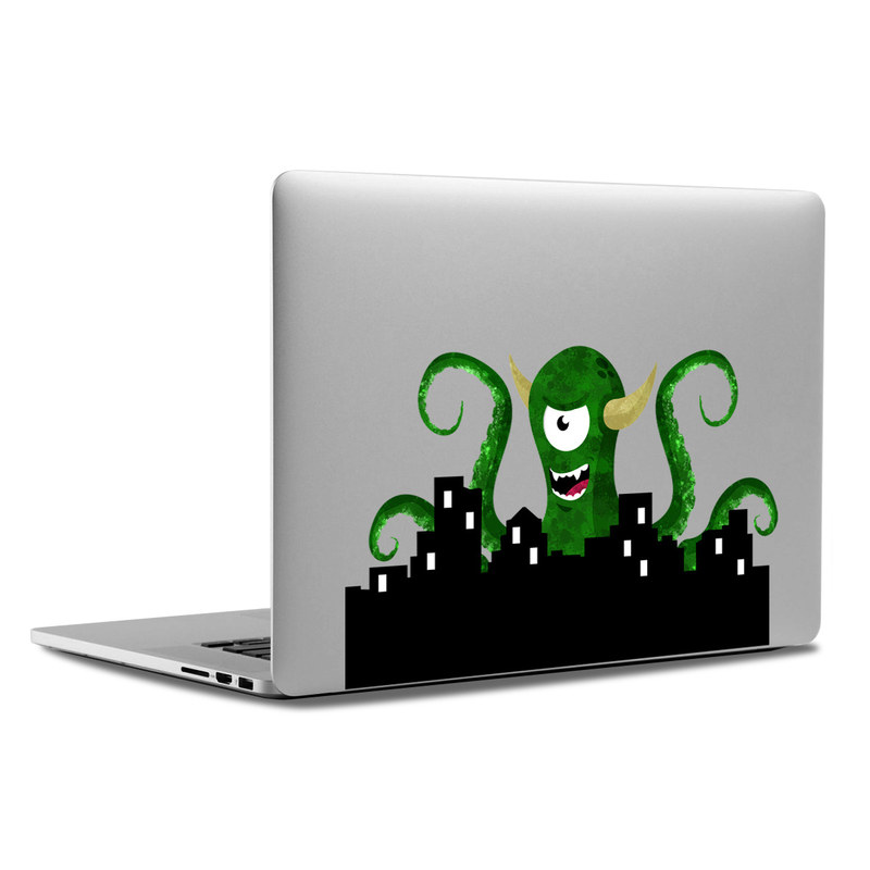 MacBook Decal - Monster Attack