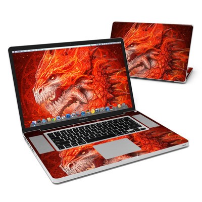 MacBook Pro 17in Skin - Flame Dragon