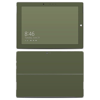 Microsoft Surface 3 Skin - Solid State Olive Drab