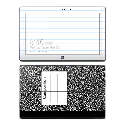 Microsoft Surface Pro Skin - Composition Notebook