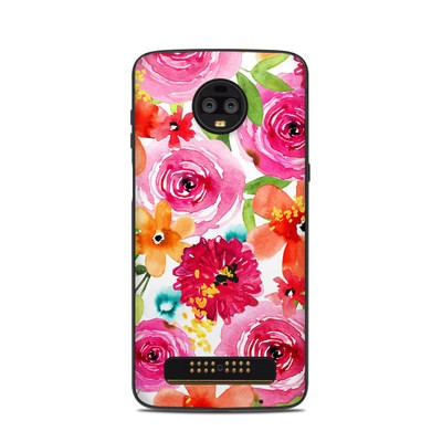 Motorola Moto Z3 Skin - Floral Pop
