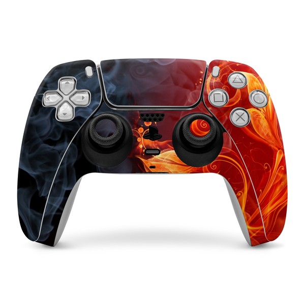 Sony PS5 Controller Skin - Flower Of Fire