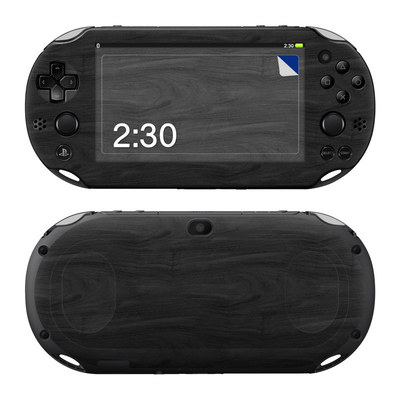 Sony PS Vita 2000 Skin - Black Woodgrain