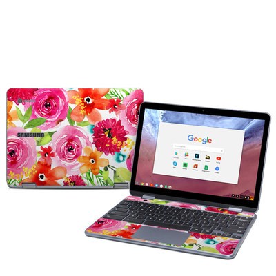 Samsung Chromebook Plus (2018) Skin - Floral Pop
