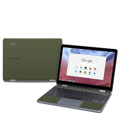 Samsung Chromebook Plus (2018) Skin - Solid State Olive Drab