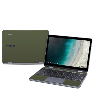 Samsung Chromebook Plus (2019) Skin - Solid State Olive Drab