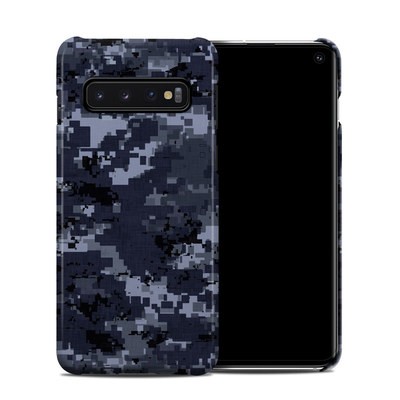 Samsung Galaxy S10 Clip Case - Digital Navy Camo