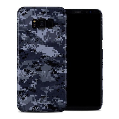 Samsung Galaxy S8 Plus Clip Case - Digital Navy Camo