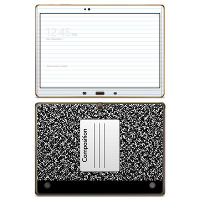 Samsung Galaxy Tab S 10.5in Skin - Composition Notebook