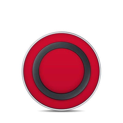 Samsung Wireless Charging Pad Skin - Solid State Red