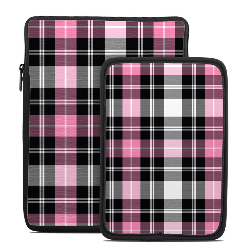 Tablet Sleeve - Pink Plaid (Image 1)