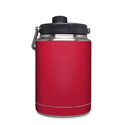 Skin for Yeti Rambler Half Gallon Jug - Solid State Red