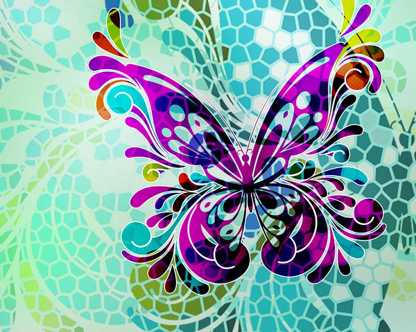 HP Chromebook 11 Skin - Butterfly Glass (Image 2)