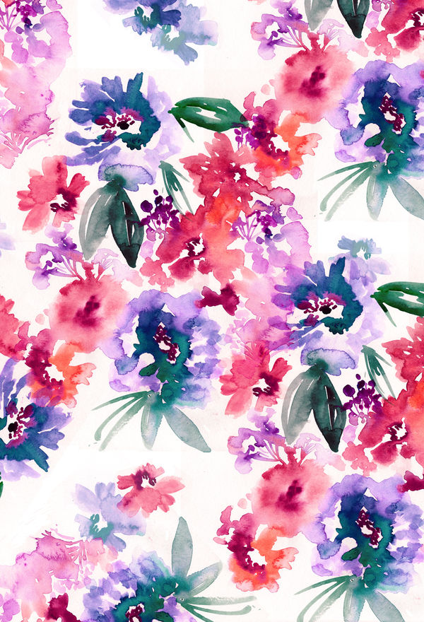 Apple iPad Air Skin - Blurred Flowers (Image 2)
