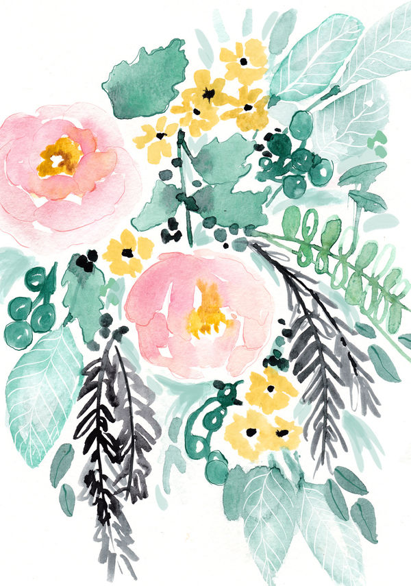 Skin for Yeti Rambler 30 oz Tumbler - Blushed Flowers (Image 2)