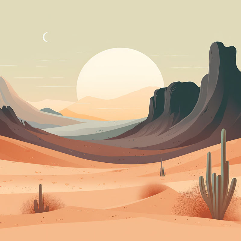 Desert Peaks (Artwork)