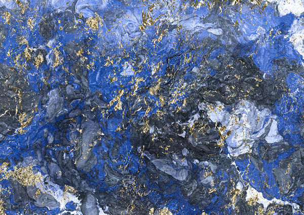 Laptop Skin - Gilded Ocean Marble (Image 6)