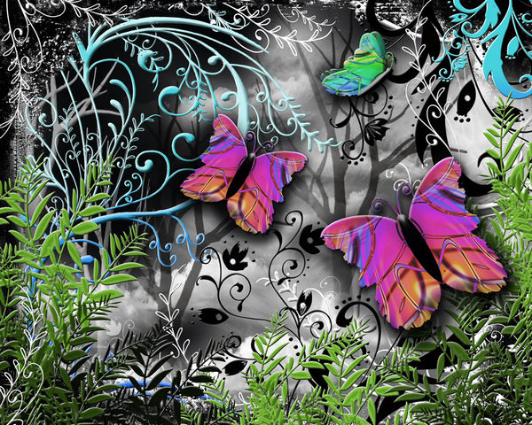 Dell XPS 13 (9343) Skin - Goth Forest (Image 2)
