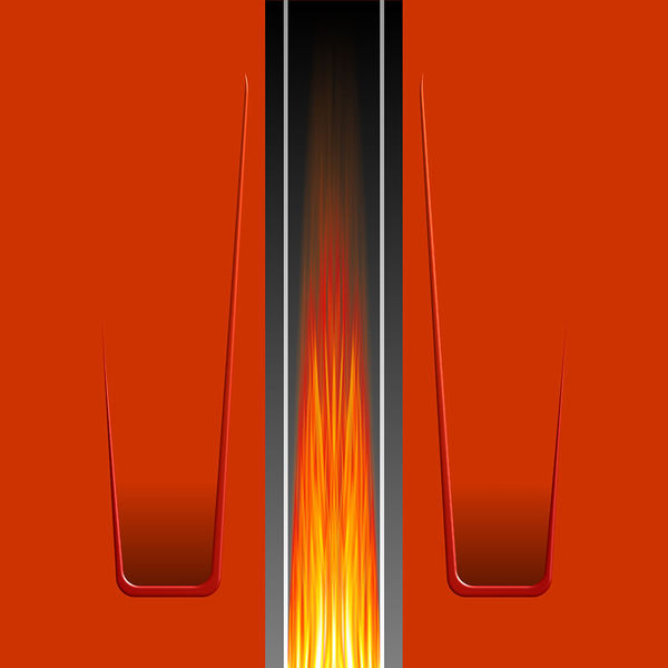 PS3 Slim Skin - Hot Rod (Image 2)